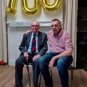 Berwick St James Parish Stan Palmer's 100th Birthday Party