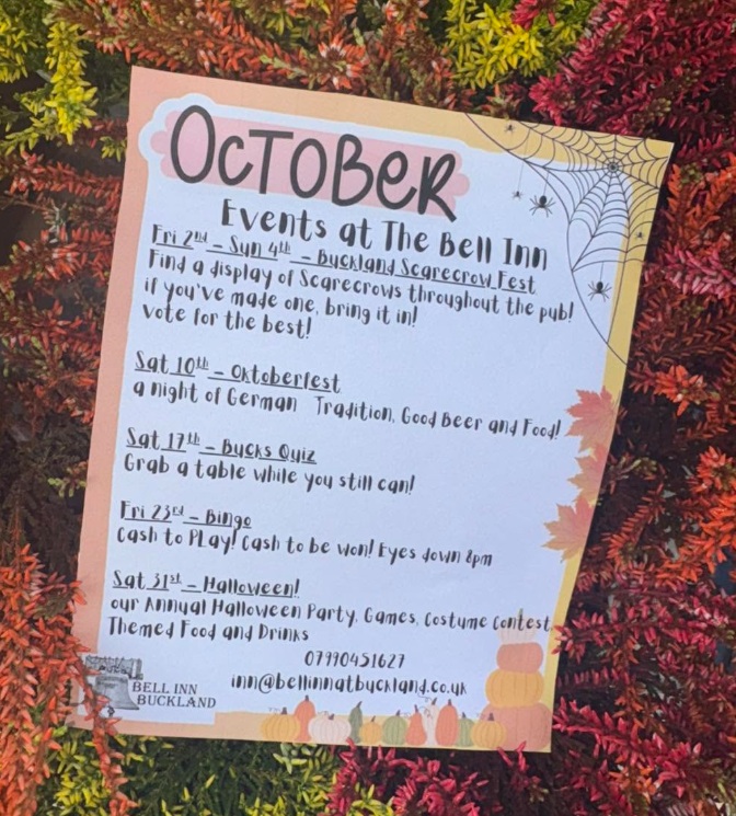 Buckland Dinham Oct 23 - Bingo!