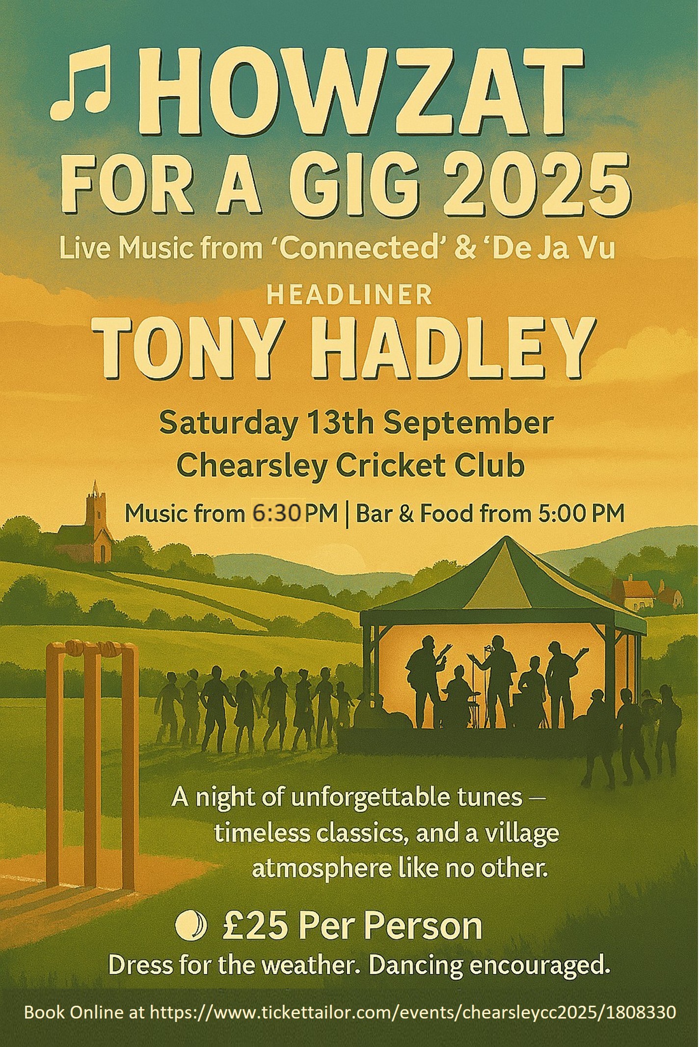 Chearsley Howzat for a Gig