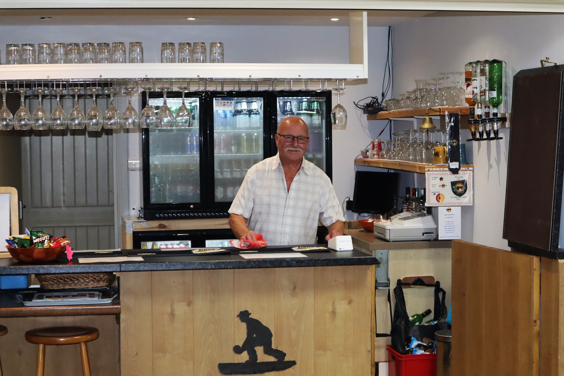 Our bar steward for the evening.