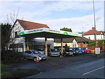 Previously know as Graceland Garage now known as Lickey Hills Garage. New signage fitted 15 January 2009.  Copyright Roy Hughes