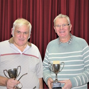 Men's Pairs Winners  - Bob Marles & Colin Goldsworthy
