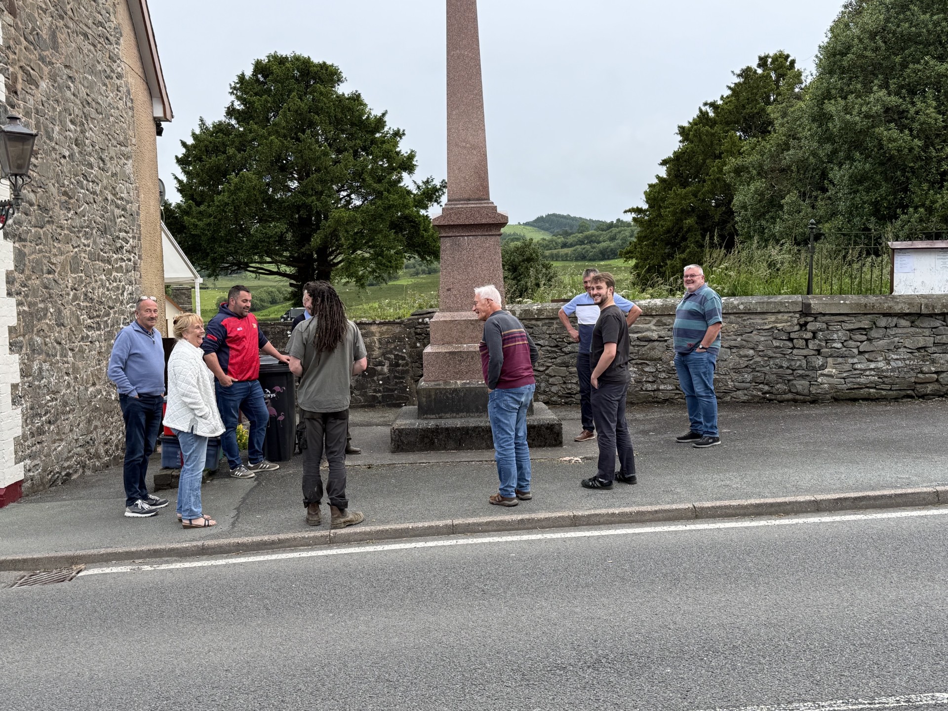 Llangurig Community Council Memorial Repair