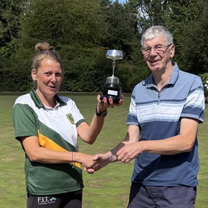 LADIES CHAMPION: Emma Ridgway