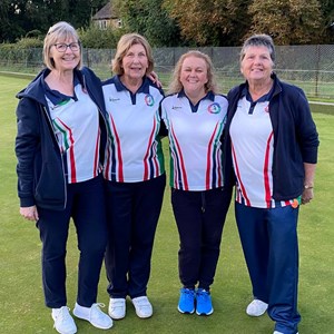 Linda, Kitty, Natalie & Jane - Ladies Pairs Finalists