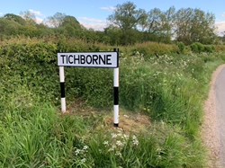 Tichborne rejuvenated signage