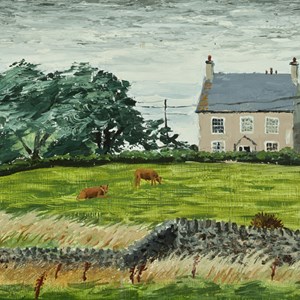 Anglesey Cottage oil on board