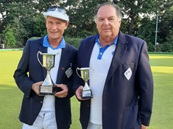 Club Singles Winner on the left and Mens Champion, Keith Patching