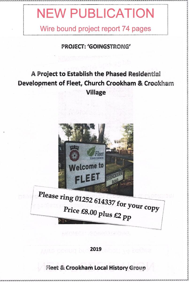 Fleet and Crookham Local History Group Publications and sources