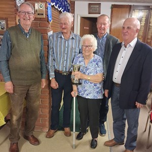 Alec Whittaker Trophy - Winners - Eric, Dennis, Alan & Geoff -