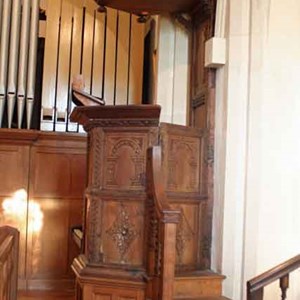 Pulpit in St Andrew’s Boxford