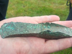 Bronze Age axe head found in Gautby 2016