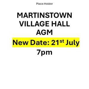 Martinstown Village Hall Forthcoming Events