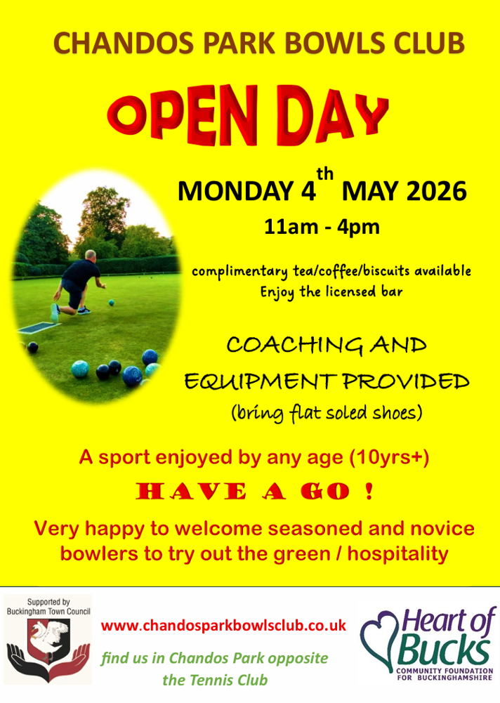 Chandos Park Bowls Club Members Noticeboard