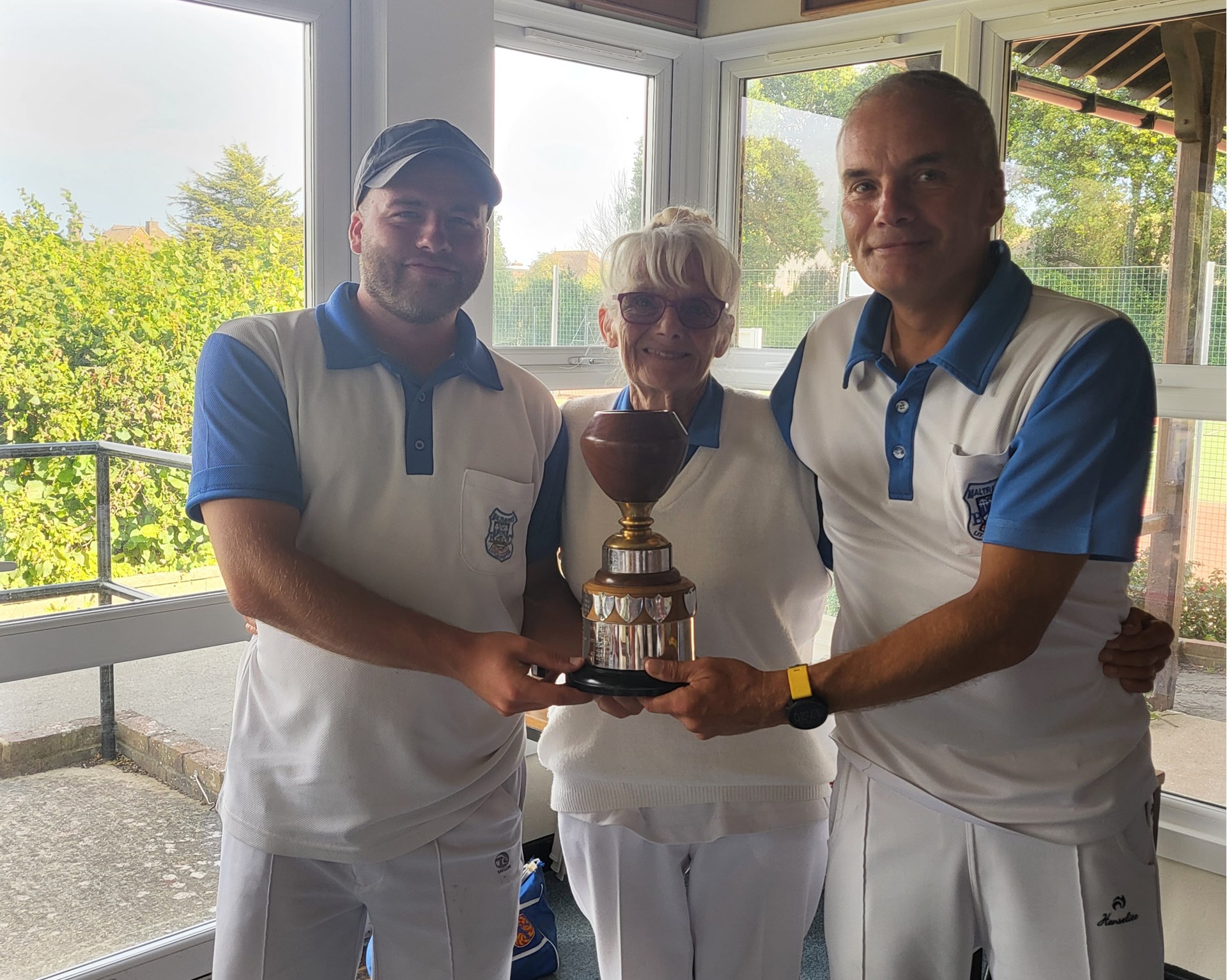 Jack Carline, Denise Latter and Terry Carline winners of Cameron Trophy  2023