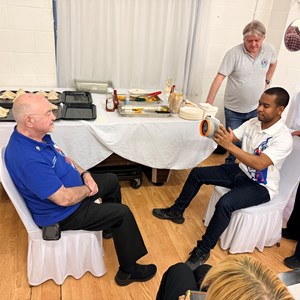 Lions Club of Nantwich Lions do training too