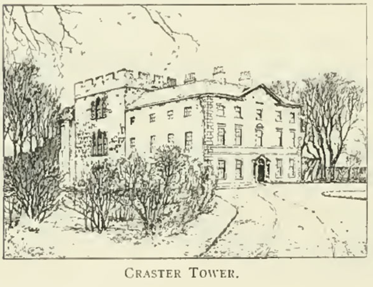 Drawing from 'The History of Northumberland', 1892