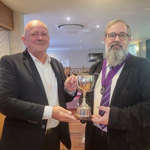 Mens Handicap Singles Winner - Geoff Gair