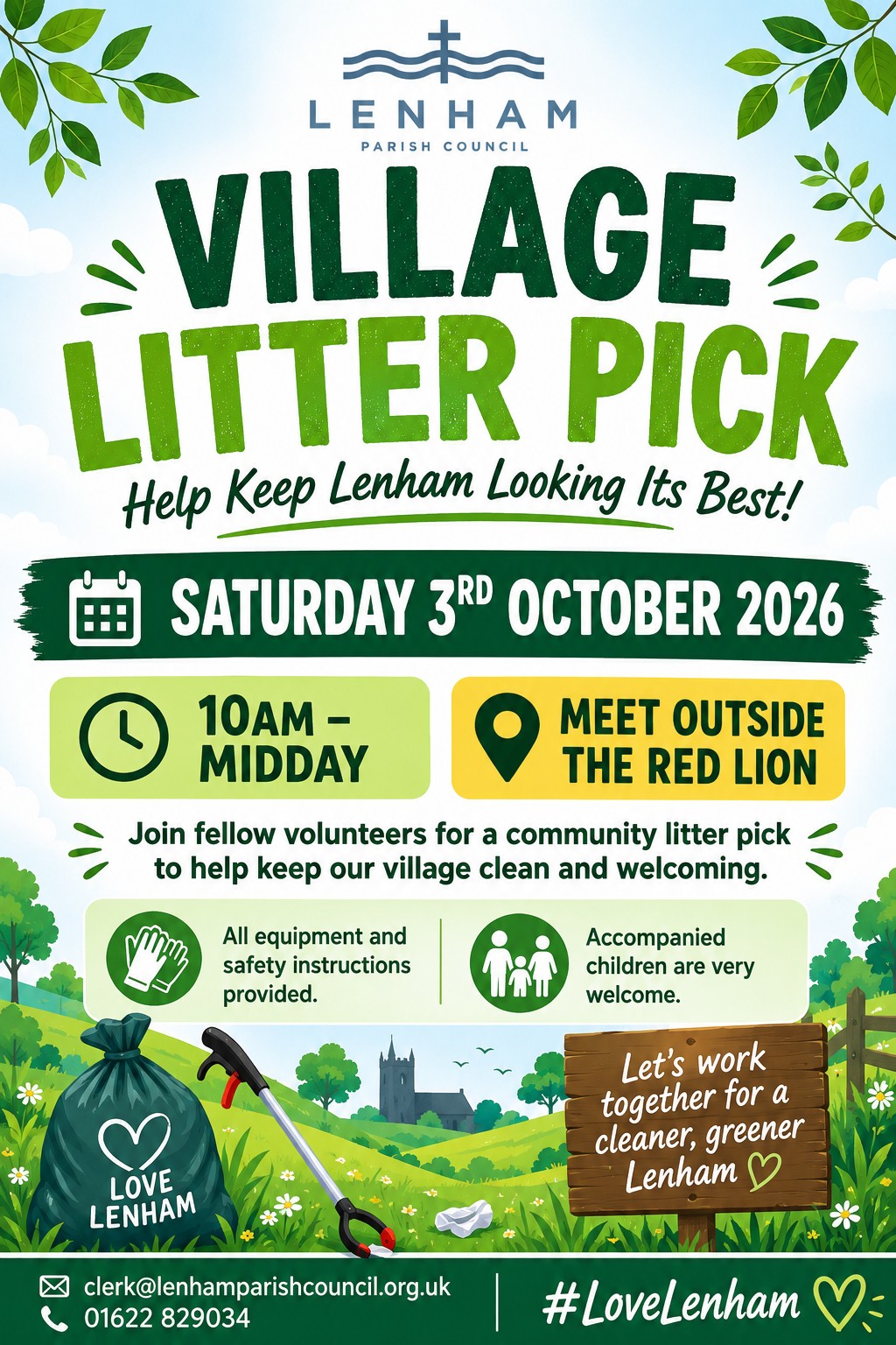 Lenham Parish Council Litter Pick