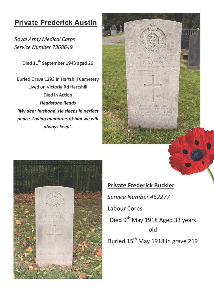Hartshill Parish Council War Graves