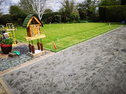New Petanque area and Croquet rink
