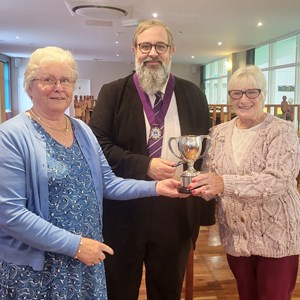 Winners Ladies Drawn Pairs - 2nd Consecutive Year Sue Dyball & Pamela Keene