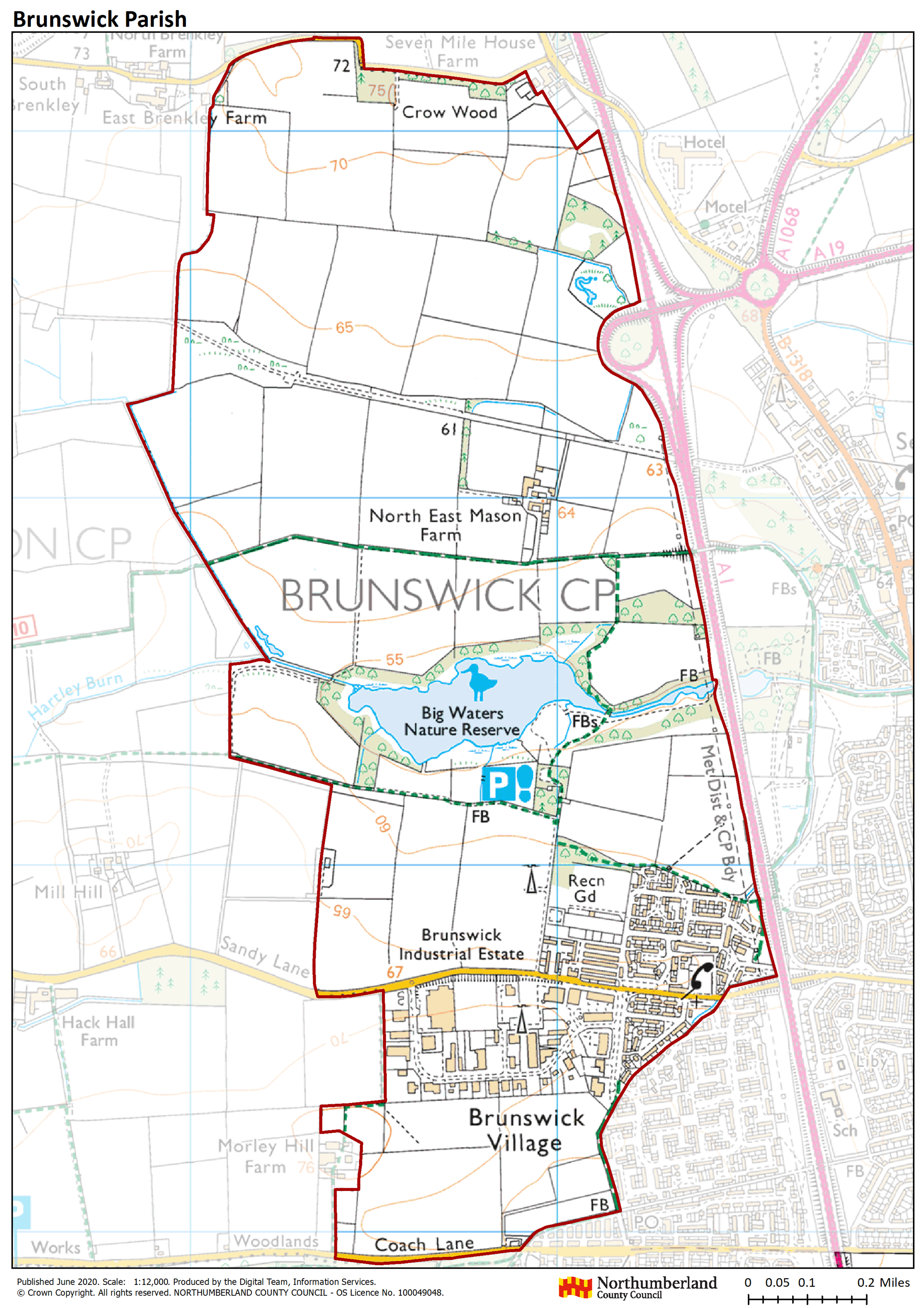 Brunswick Parish Council Boundary