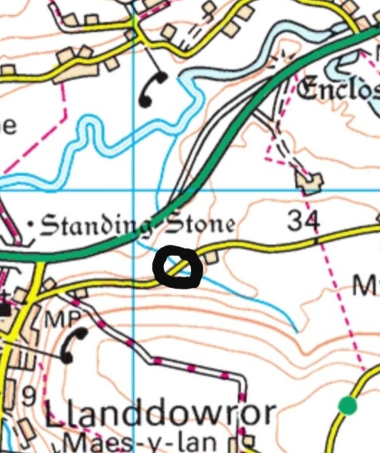 Llanddowror and Llanmiloe Community Council Boundary stones and milestones