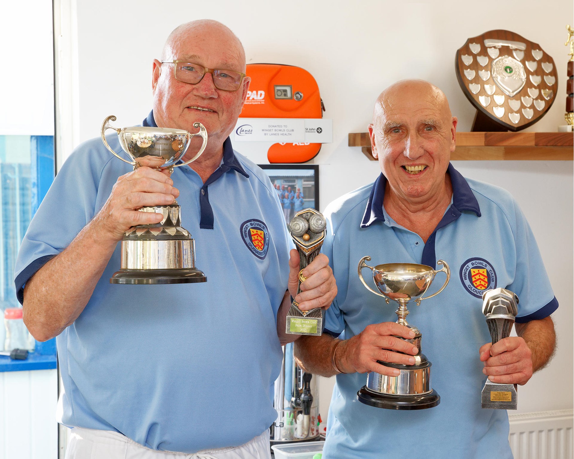 Frank Matthews & John Smart won the drawn pairs competition