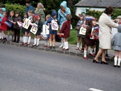 Bucklebury History Group Queen Elizabeth II visits Bucklebury