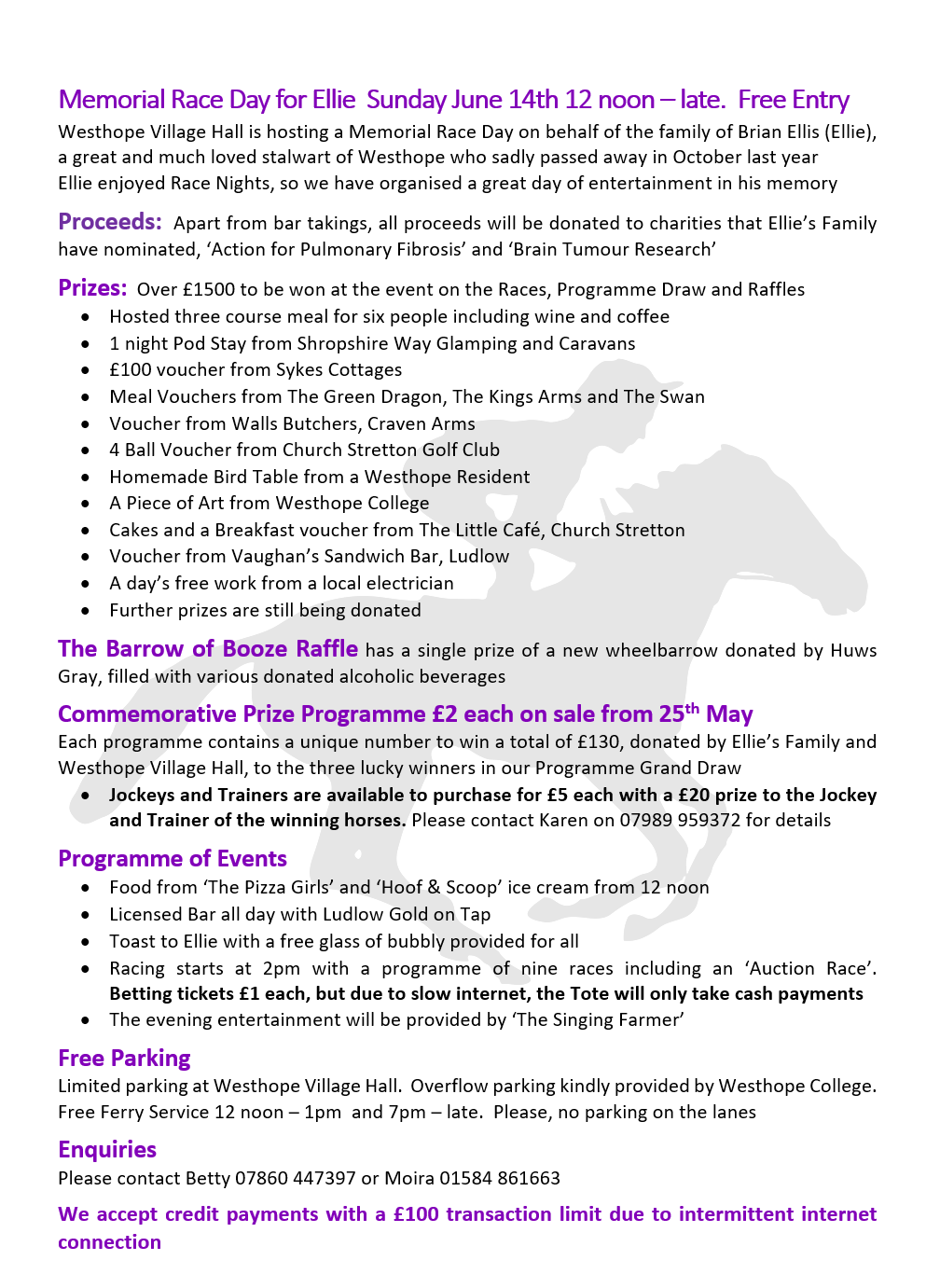 Diddlebury Parish Council Events