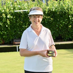 Gayle Hartley Winner Ladies Singles George Smith Trophy