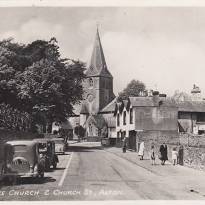 St. Lawrence Church & Church St - Postmarked 4.7.1951