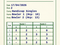 Ruislip Bowls Club Handicap Singles
