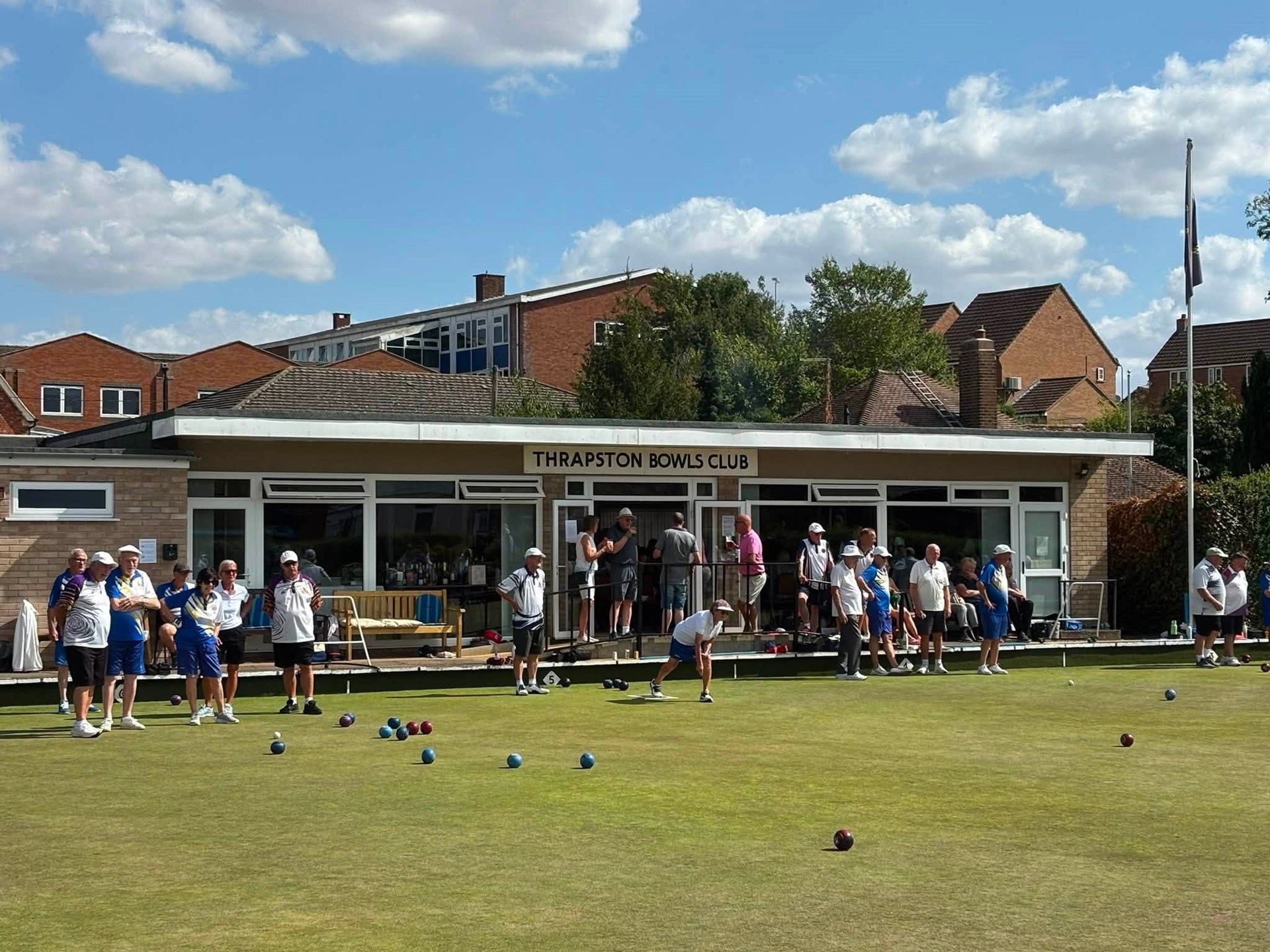 23rd August 2026. A fabulous day at Thrapston Bowls Club Gala in honour of Terry James. Congratulations to winners from Desborough 2nd place to a team from Thrapston 3rd place Kettering Lodge and 4th place to West  End Bowls Club. Many thanks to all the competitors, the numerous volunteers and all those that came along to support it.
