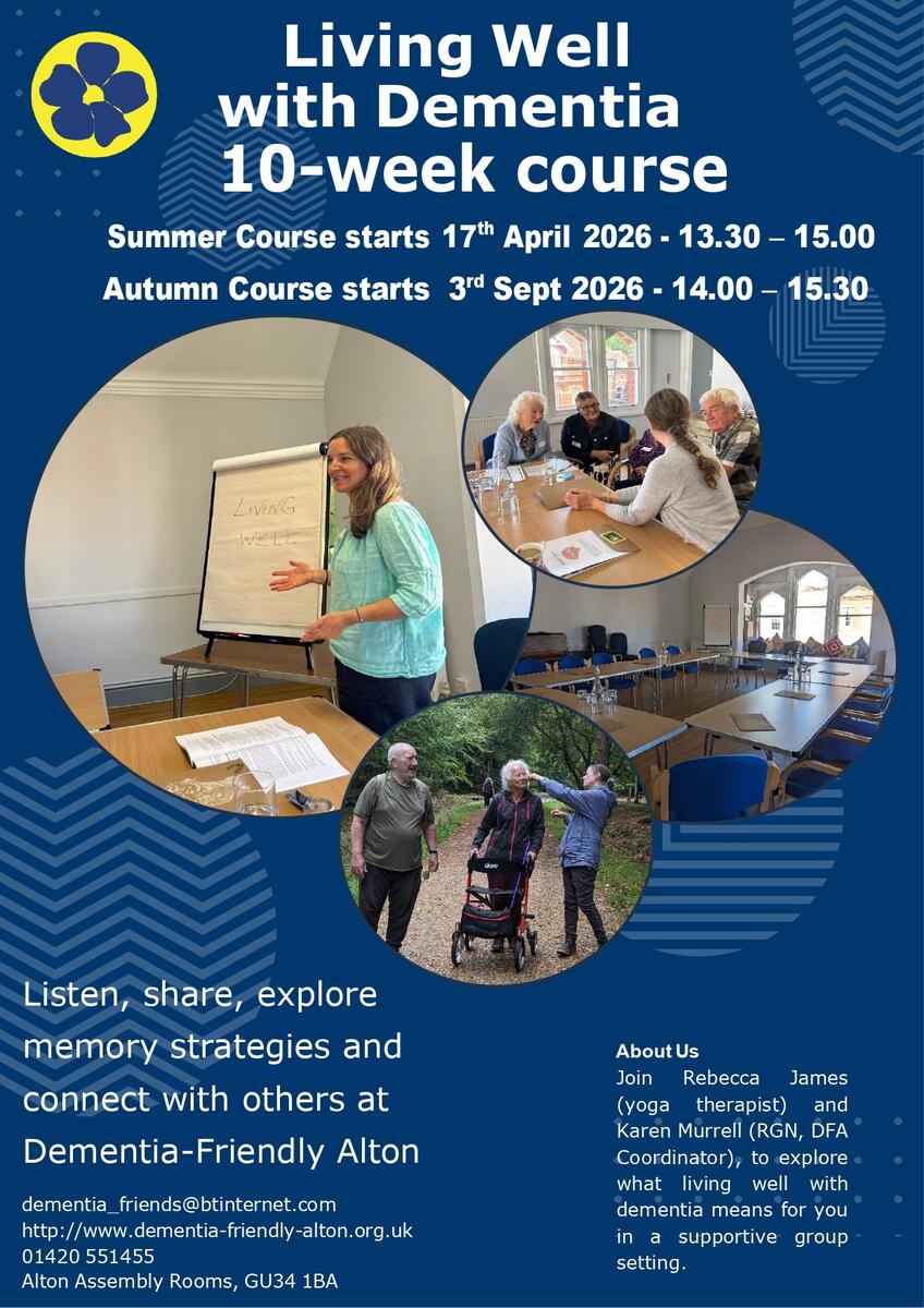 Dementia-friendly Alton Living Well Course