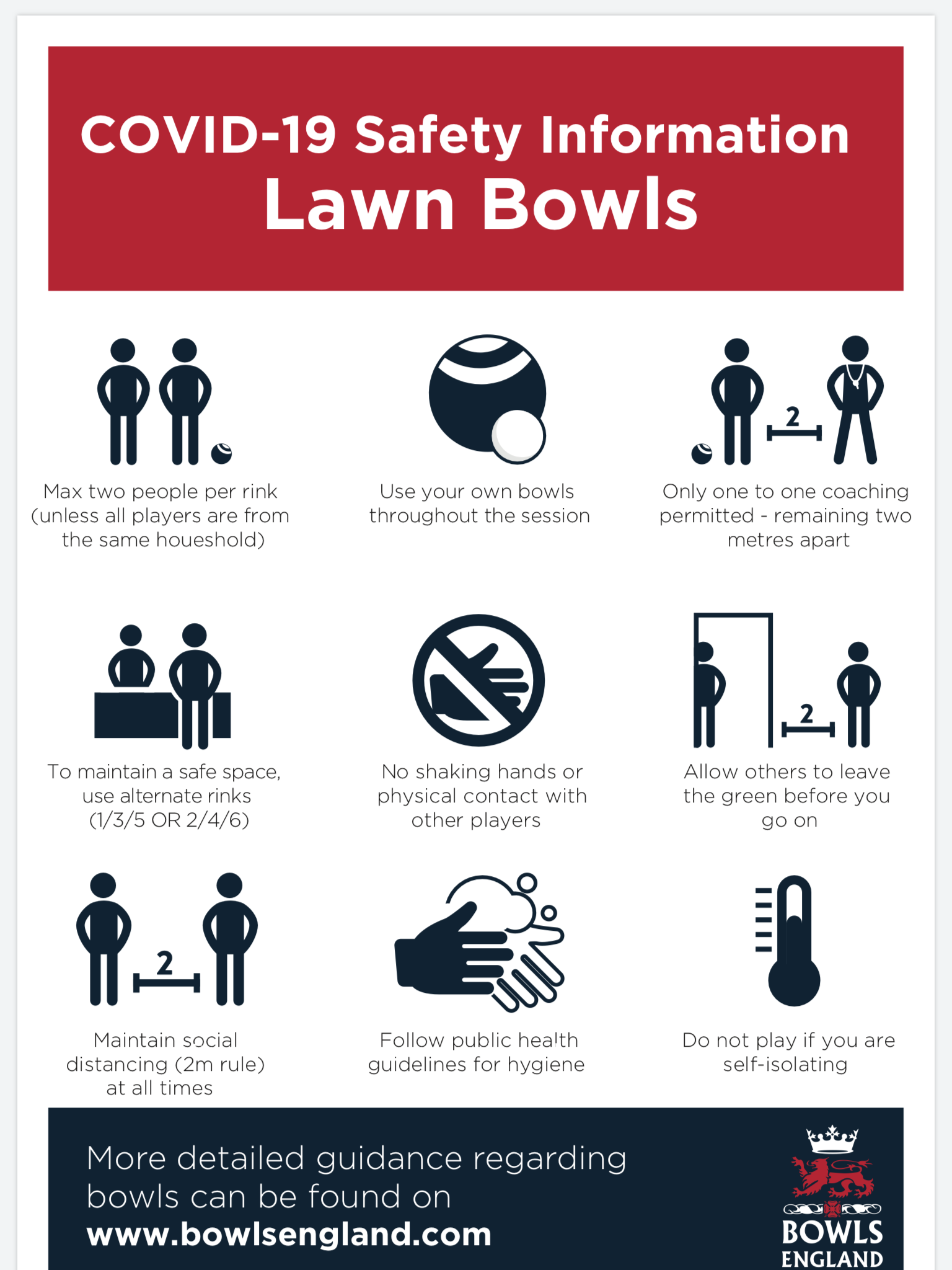 Henfield Bowling Club Safety Information