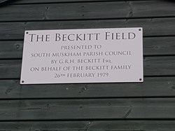 South Muskham and Little Carlton Parish Council Beckitt Field