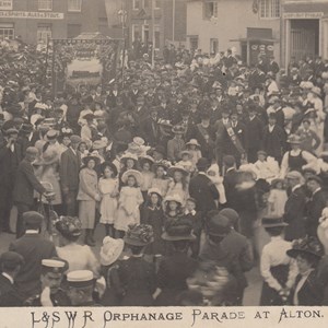 L & S W R Orphanage Parade 13.6.1909