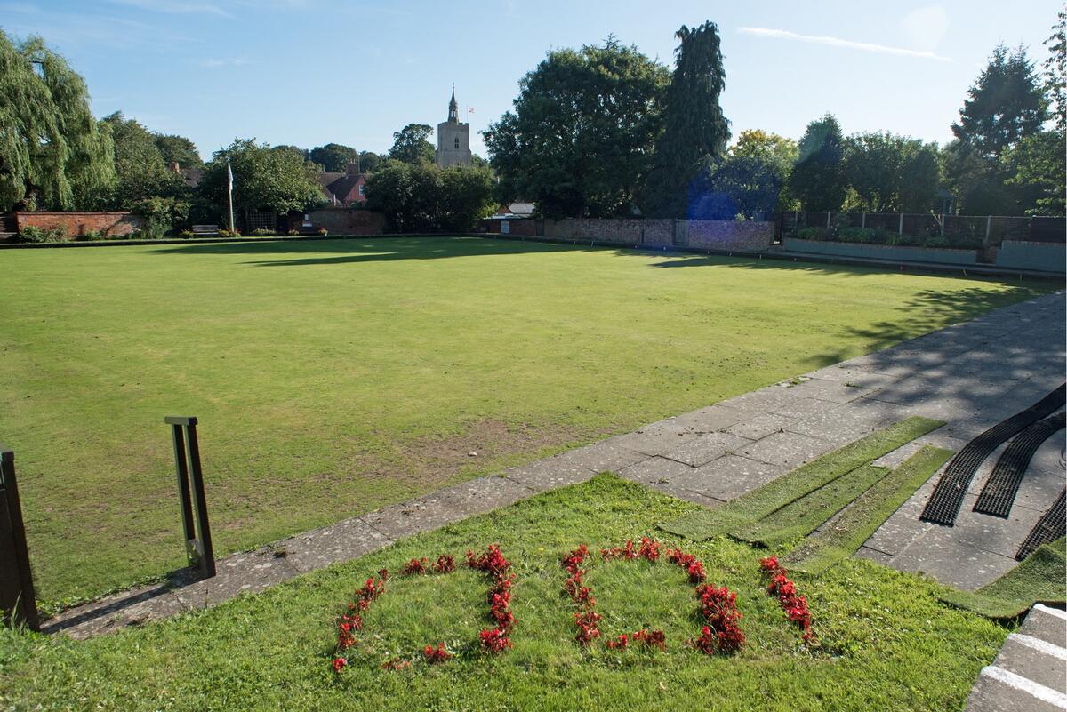 2023, Sep. - Before green was dug up.