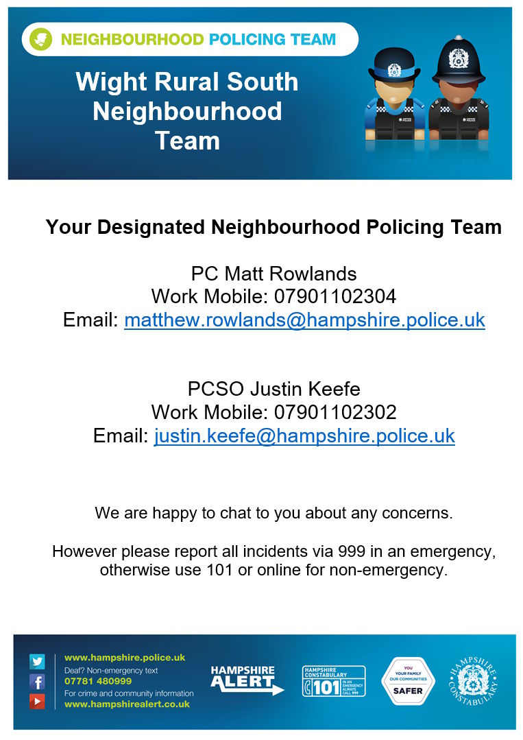 Godshill Parish Community Neighbourhood Policing