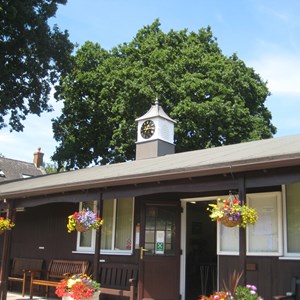 Market Bosworth Bowls Club Cupola and Clock:  July 2018