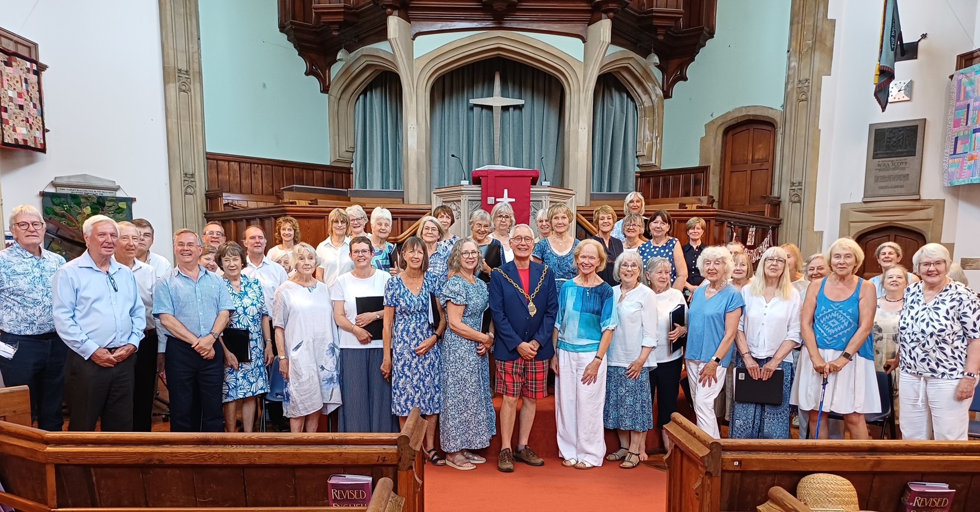 July 2026_Mayor Cllr Colin Burgess  at our Romsey our Music Festival Concert cert