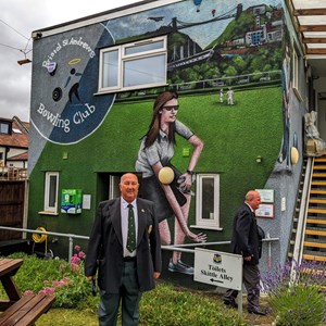July, Roger at a County match, St Pauls, Bristol