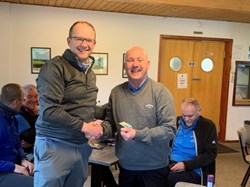 Steve arranged the captains prize and then went and won it!