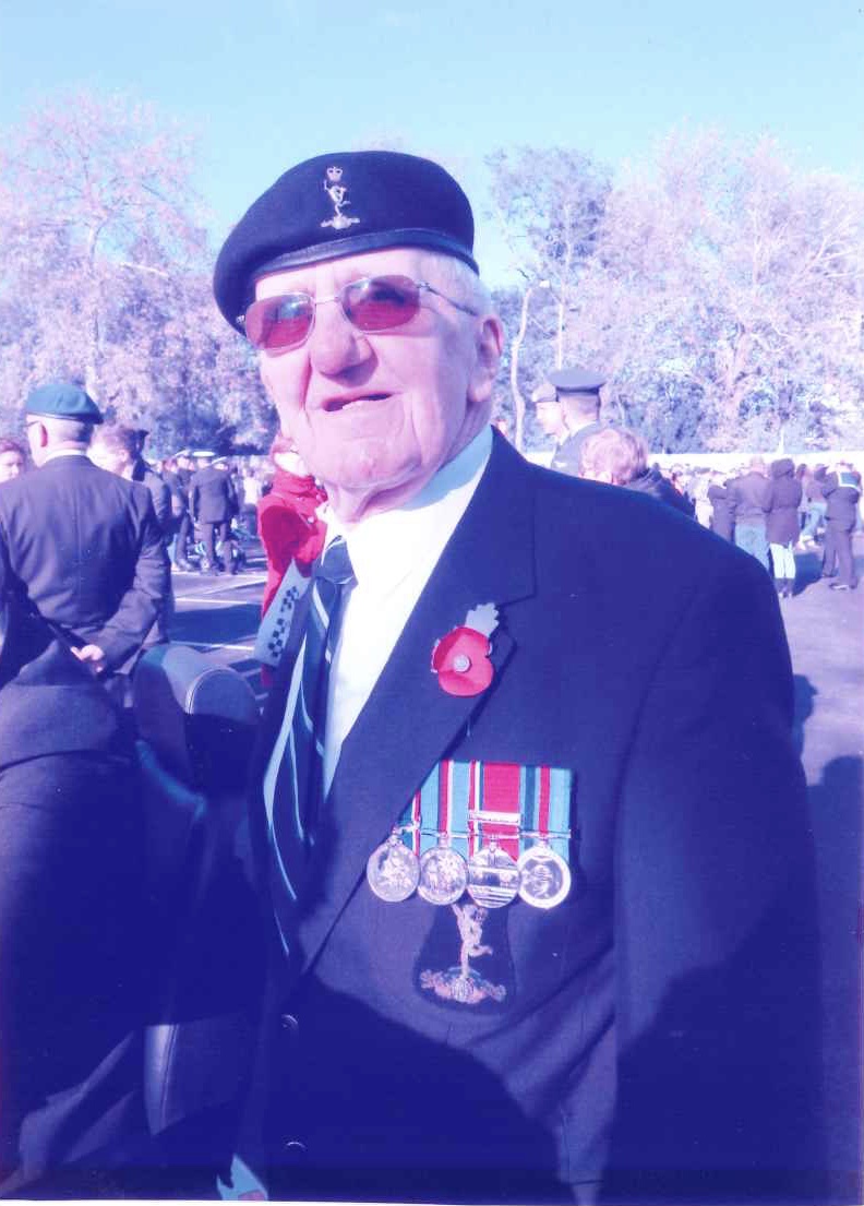 Geoff at a recent Remembrance Sunday service