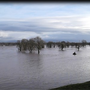 2015 Dec Floods from Beaumont Parish Hall