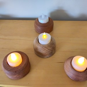 Simple candle holders