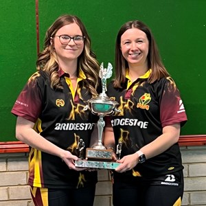 Ruby Hill and Chelsea Spencer - Ladies County Pairs Champions