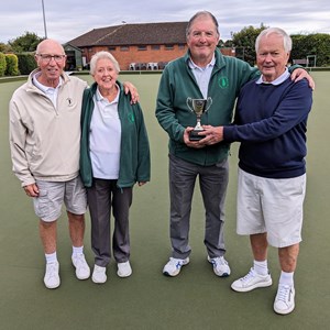 September 25th, Hancock Cup finalists, Paul Goodchild, Kay Lea, Mel Lea and Lionel Powell. Guess who won.